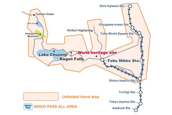 Nikko All Area Pass 4 Day