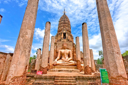 “รุ่งอรุณแห่งความสุข” สุโขทัย  2วัน 1คืน โดยรถตู้ปรับอากาศ