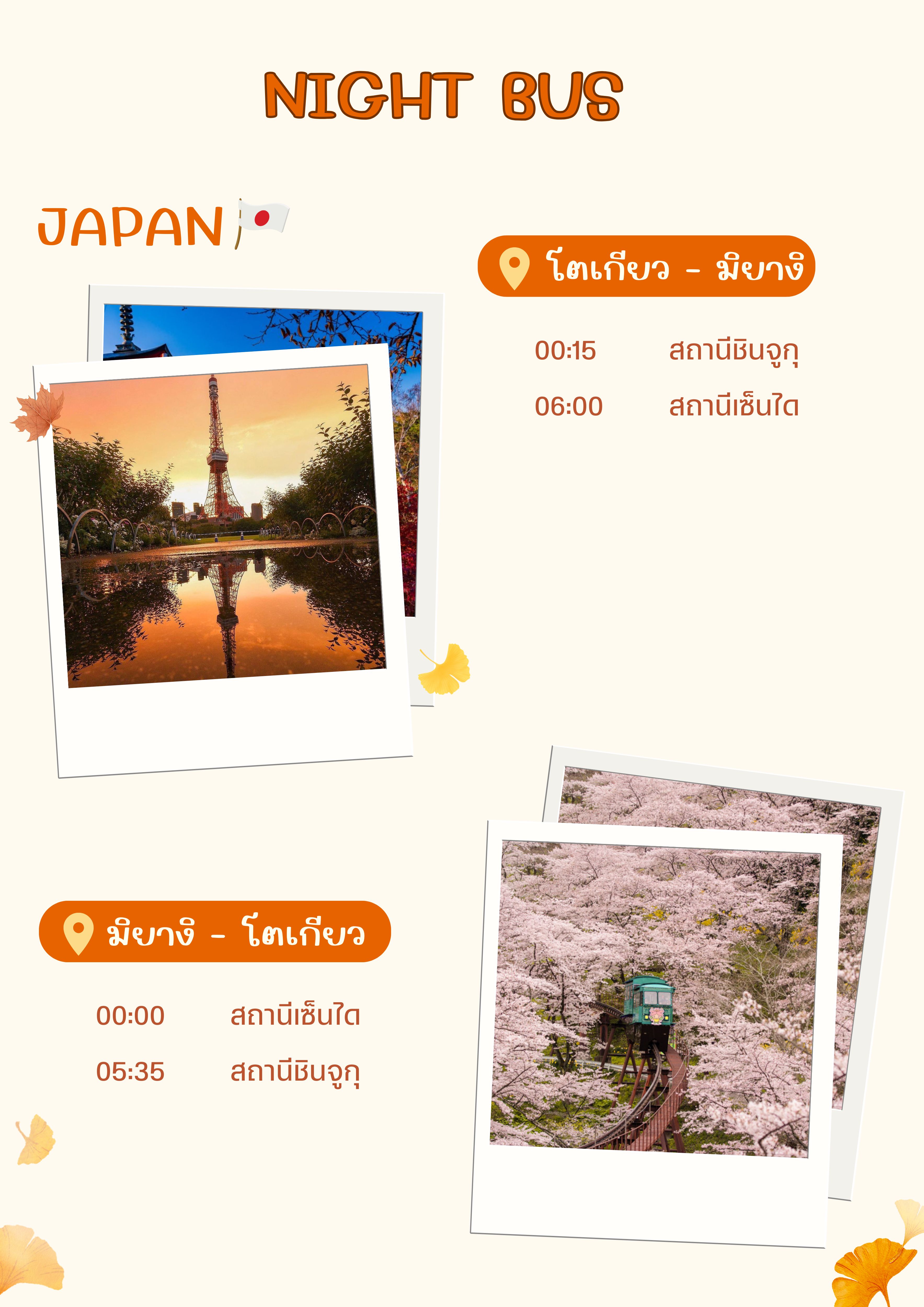 Night Bus รถบัสประจำทาง
