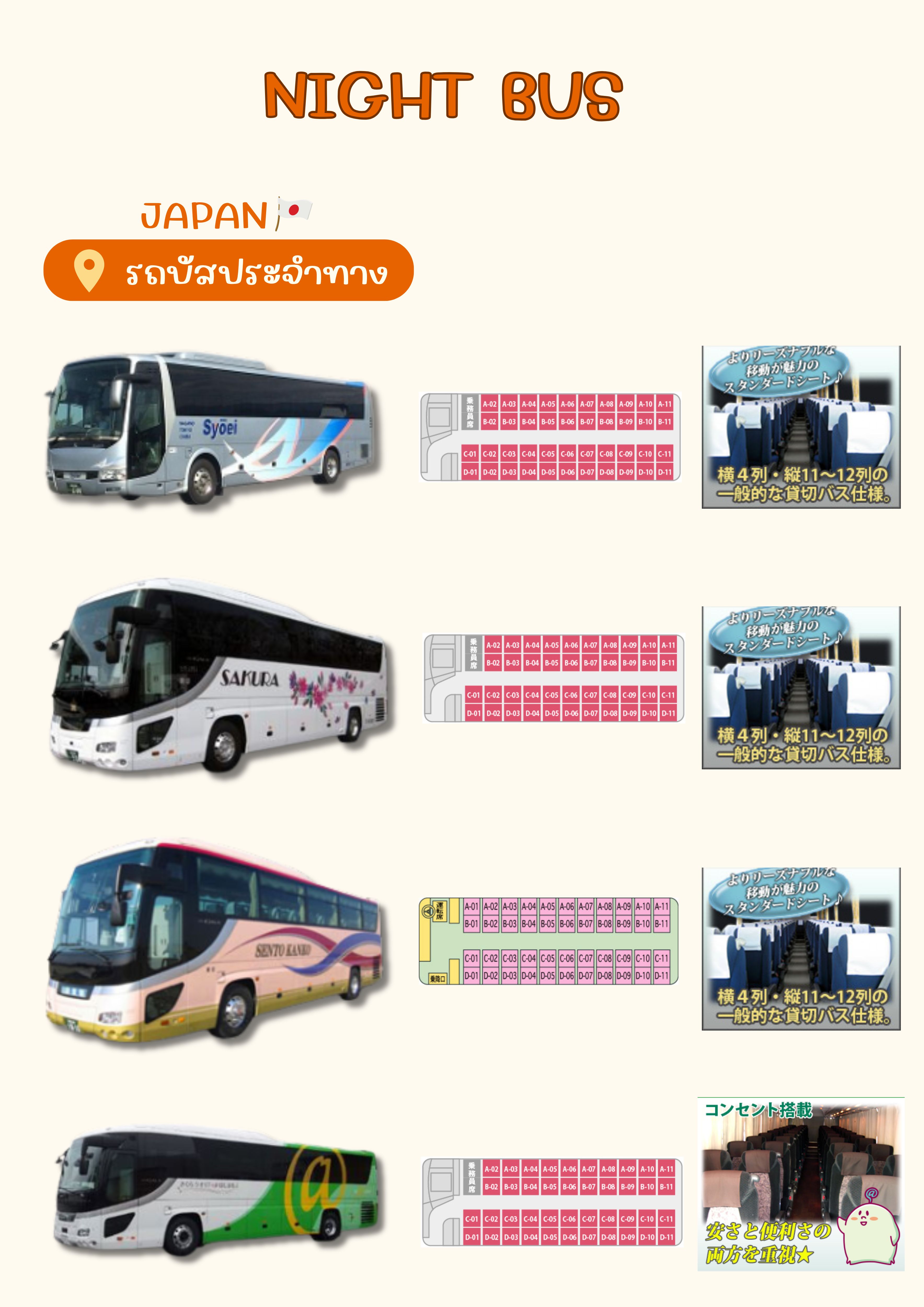 Night Bus รถบัสประจำทาง